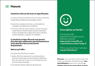 Voyez les instructions détaillées pour vous inscrire en tant que nouvel utilisateur.